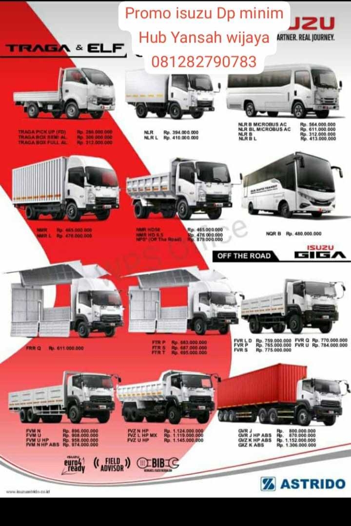 Harga Isuzu